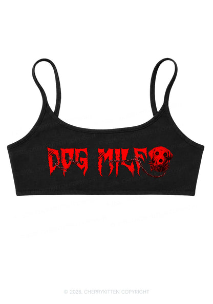 Halloween Bloody Chain Dog Mxxf Y2K Super Crop Cami Cherrykitten