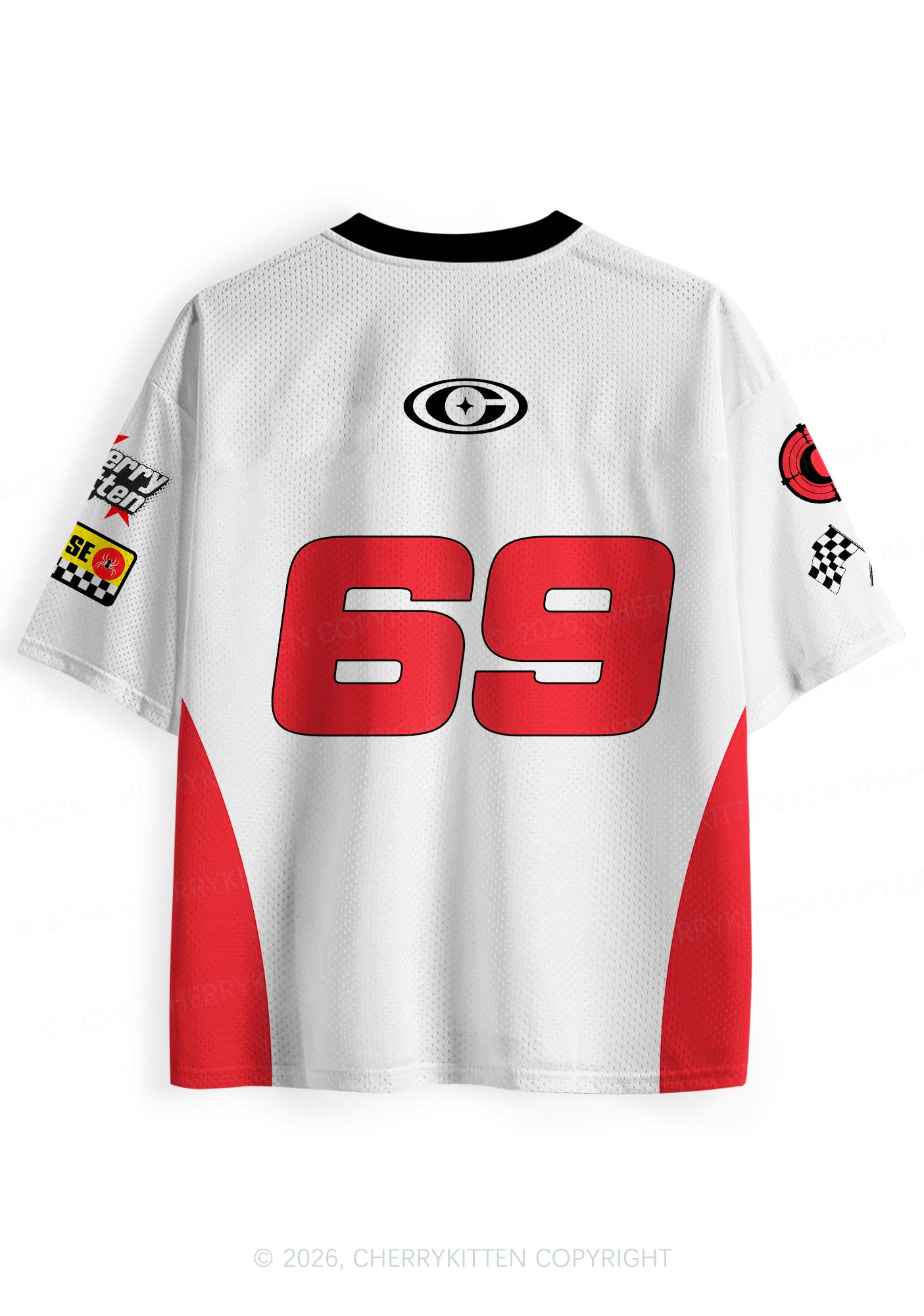 Red Gods Favorite Fag Pride Y2K Sport Jersey Shirts Cherrykitten