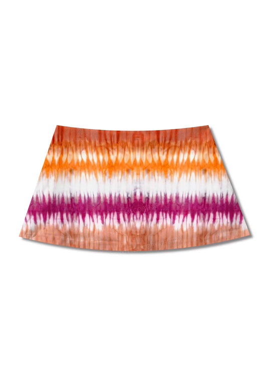 Lesbian Tie Dye Pride Y2K Print Mini Skirt Cherrykitten