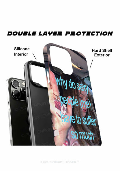 Sxy People Suffer So Much Y2K Phone Case Cherrykitten
