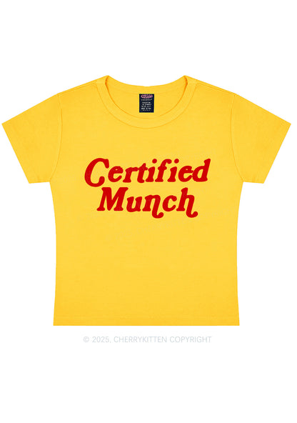Certified Munch Y2K Baby Tee Cherrykitten