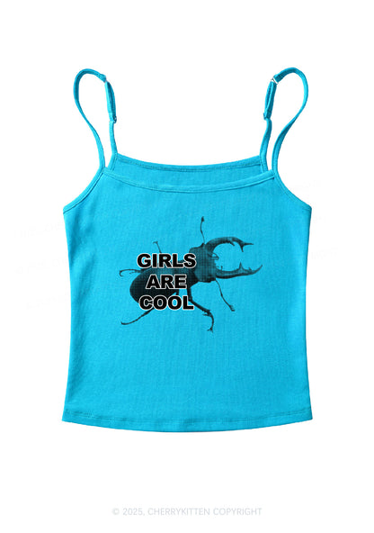Beetle Girls Are Cool Y2K Spaghetti Strap Cami Cherrykitten