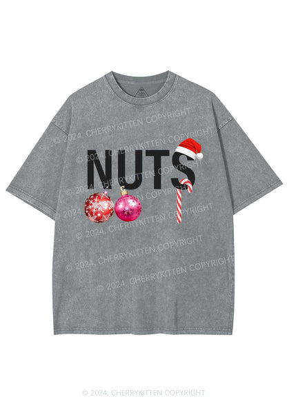 Christmas Nuts Y2K Washed Tee Cherrykitten