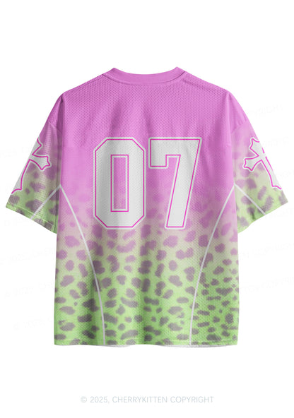 Custom Pink Leopard Cxxt Y2K Sport Jersey Shirts Cherrykitten