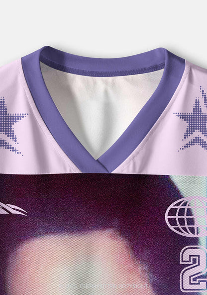 BDE Y2K Crop Sport Jersey Shirts Cherrykitten