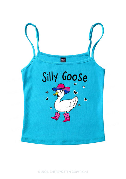 Silly Goose Bisexual Pride Y2K Spaghetti Strap Cami Cherrykitten