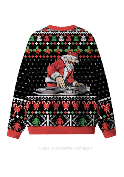 Marry Mixmas Y2K Christmas Knit Sweatshirt Cherrykitten