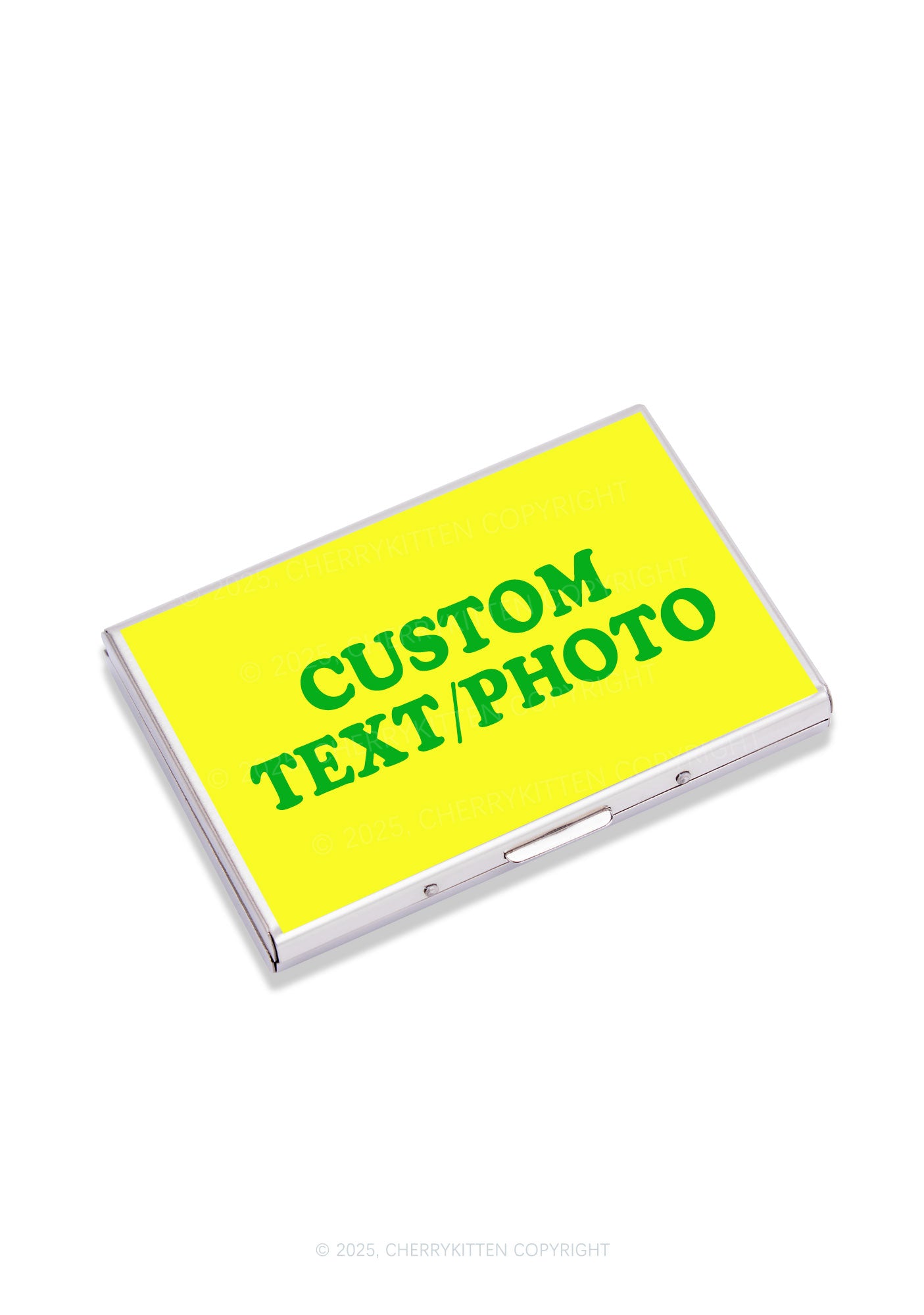 Custom Photo Y2K Mirror Cigarette Case Cherrykitten