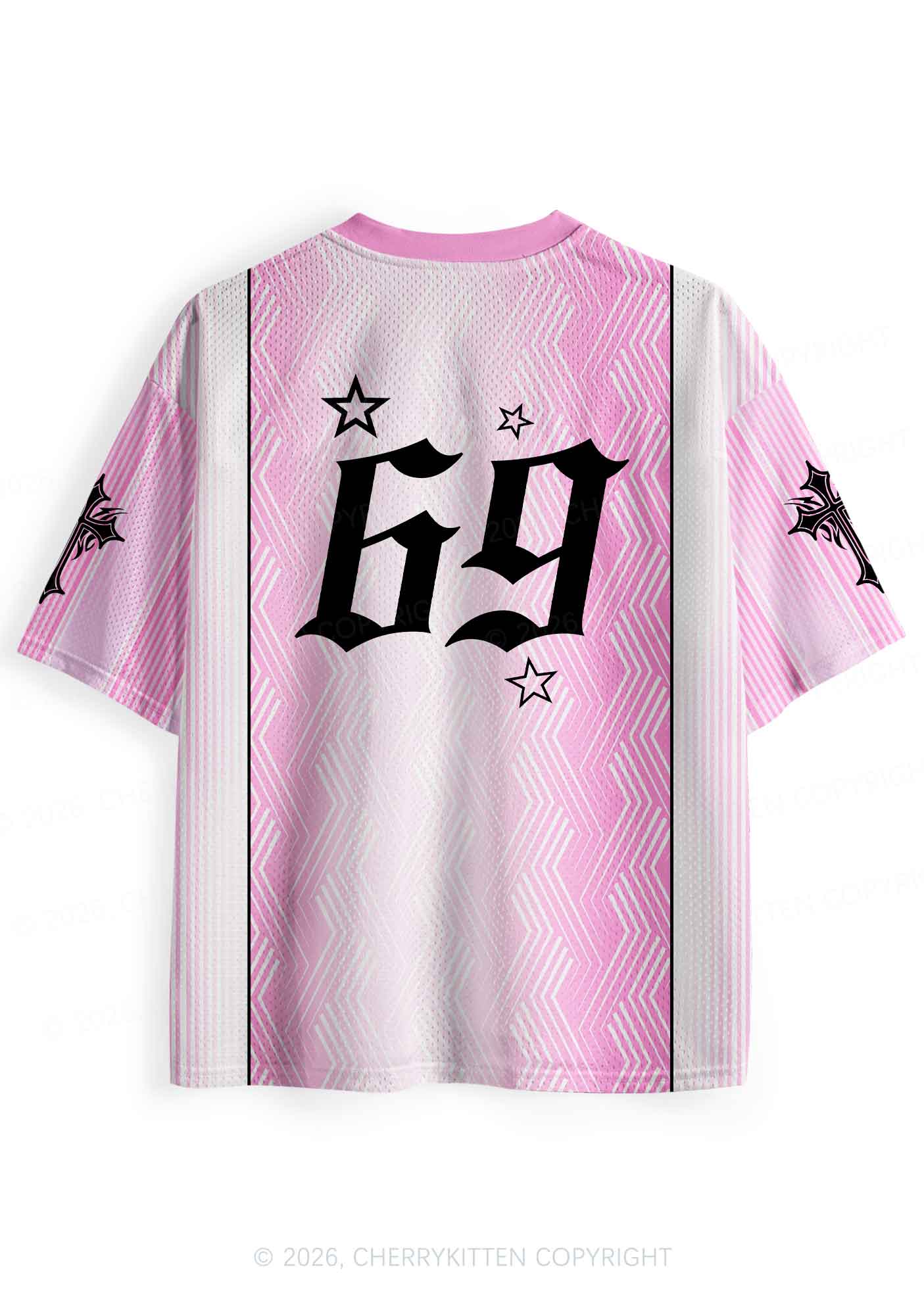 Pink Alpha Male Unicorn Pride Y2K Sport Jersey Shirts Cherrykitten