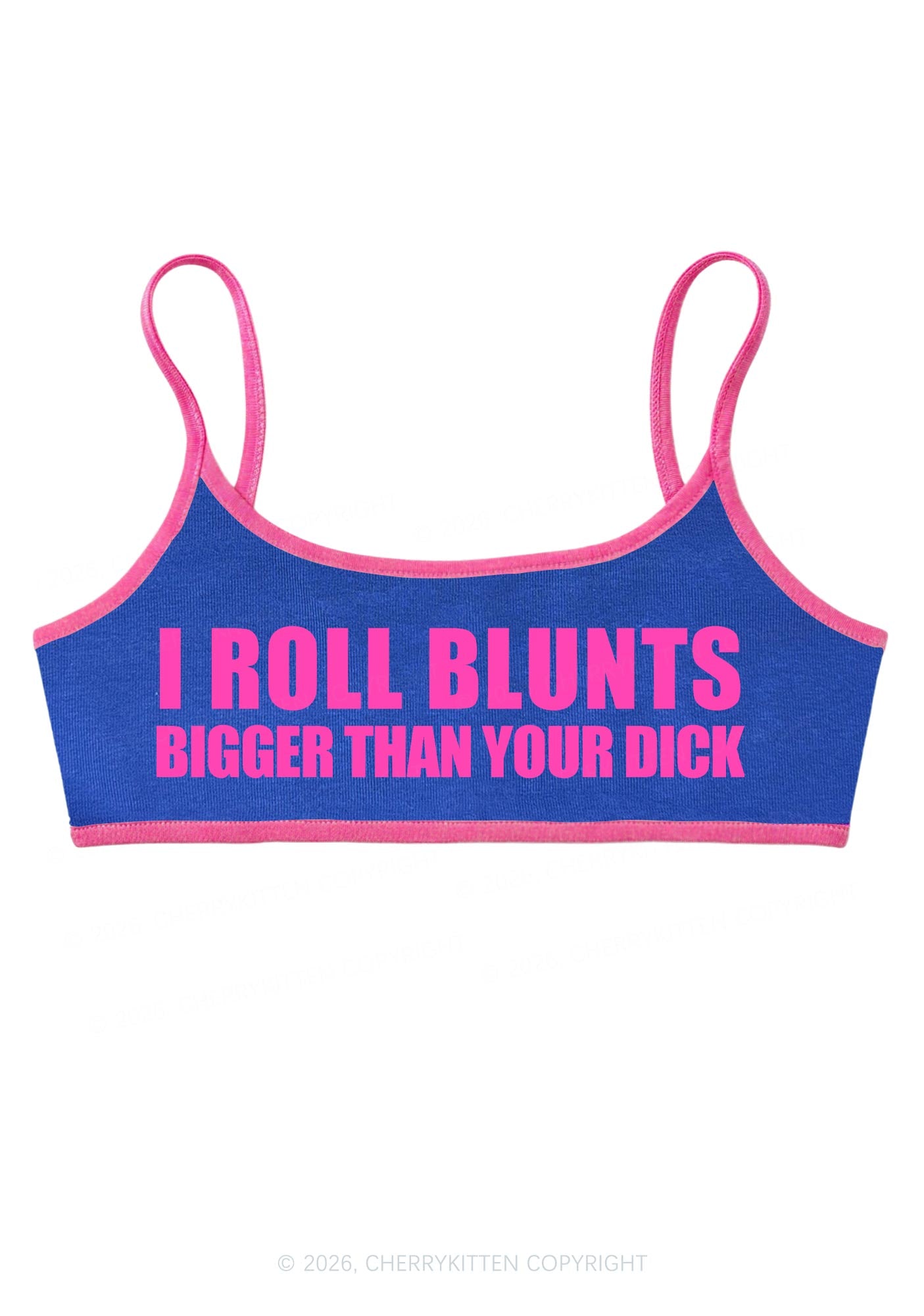 I Roll Blunts Y2K Super Crop Cami Cherrykitten