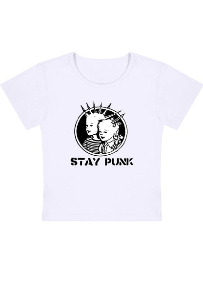 Curvy Kids Stay Punk Baby Tee