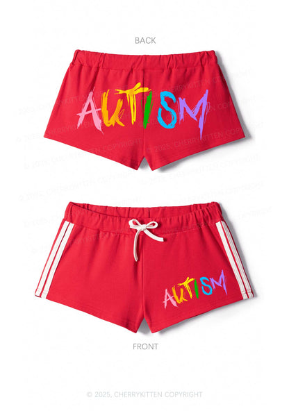 Satan Autism Y2K Drawstring Mini Shorts Cherrykitten