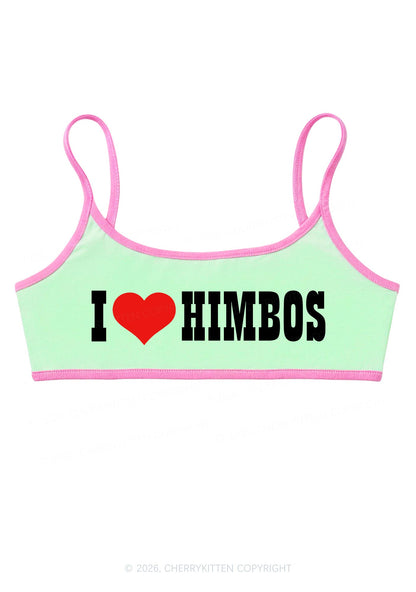 I Love Himbos Y2K Super Crop Cami Cherrykitten