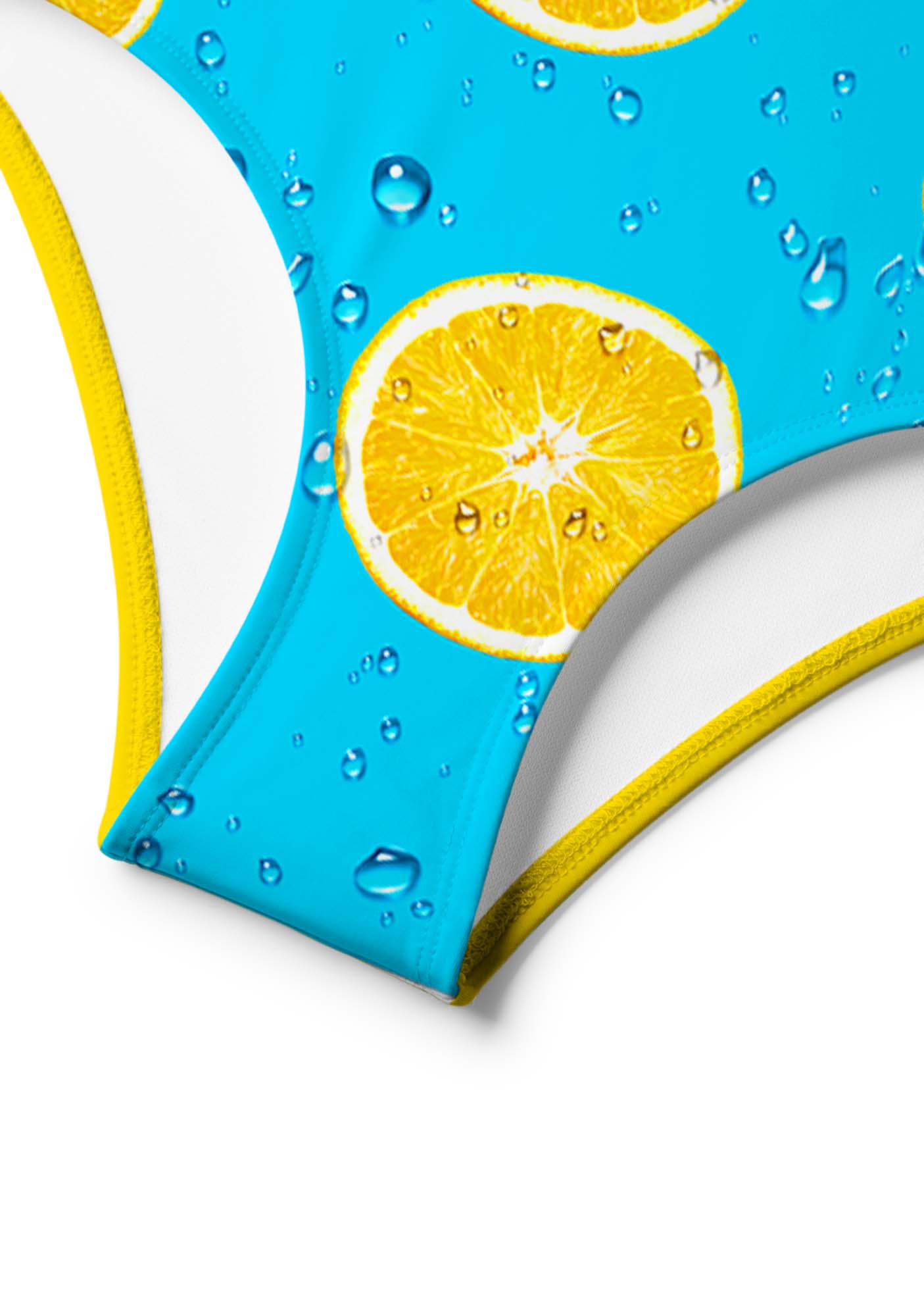 Yellow Lemon Y2K Print Bikini Set Cherrykitten