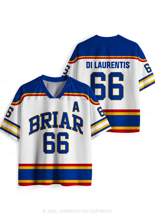 Retro White Hockey Team DL Y2K Sport Jersey Shirts Cherrykitten