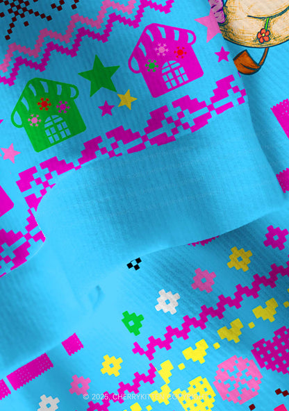 Silly Gang Y2K Christmas Cardigan Knit Sweatshirt Cherrykitten