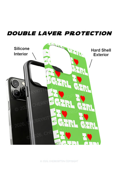 I Love Girls Pride Y2K Phone Case Cherrykitten