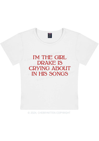 Crying In His Songs Y2K Baby Tee Cherrykitten