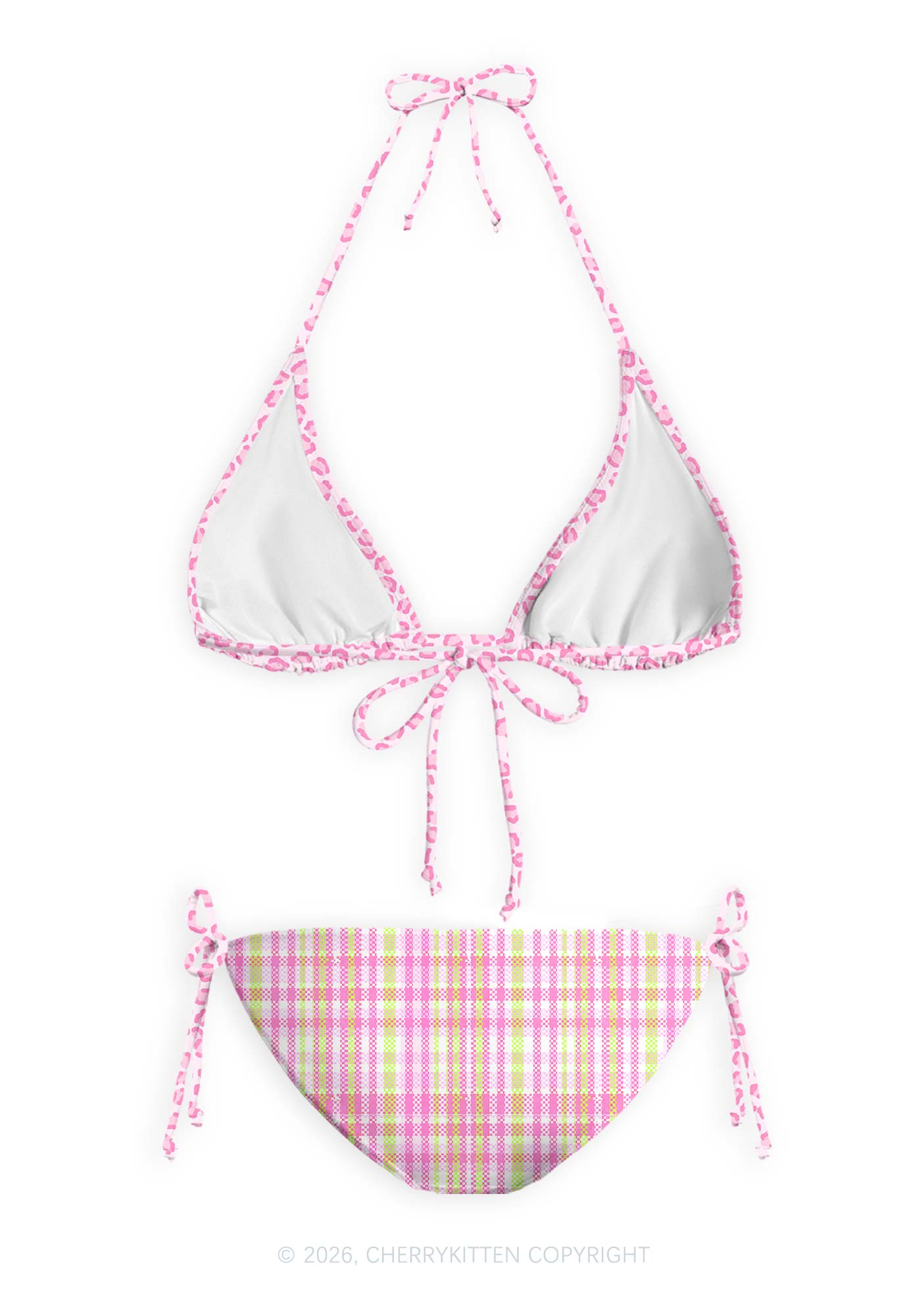 Lovergirl Femme Pride Y2K Print Bikini Set Cherrykitten