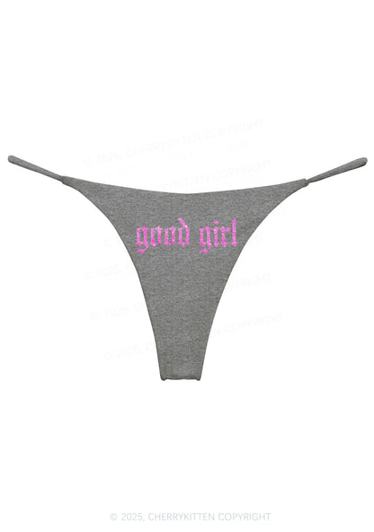 Glitter Good Girl Y2K Bikini String Thong Cherrykitten