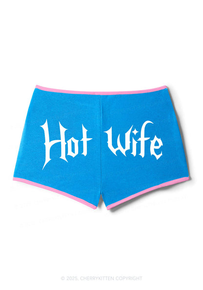 Hot Wife Y2K Contrast Mini Shorts Cherrykitten
