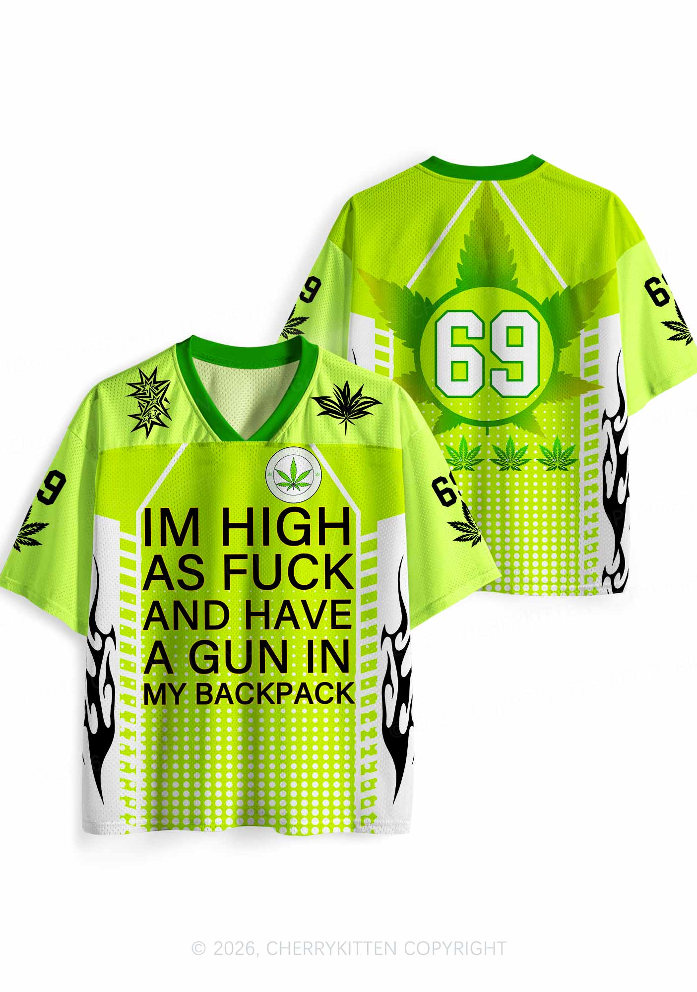 Im High Y2K Sport Jersey Shirts Cherrykitten