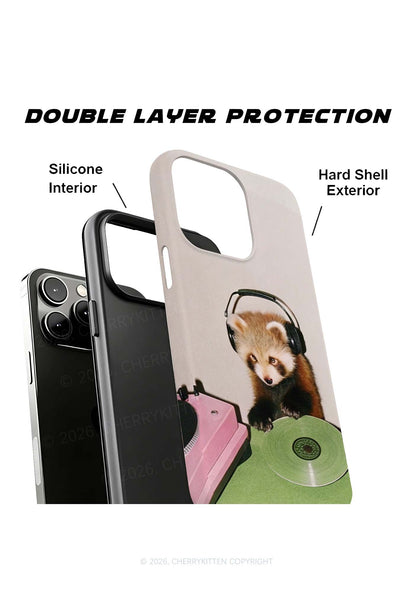 Red Panda DJ Y2K Phone Case Cherrykitten