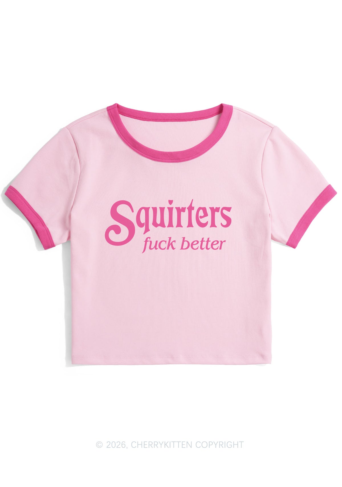 Squirters Fxxk Better Y2K Ringer Tee Cherrykitten