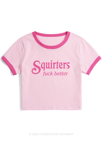 Squirters Fxxk Better Y2K Ringer Tee Cherrykitten