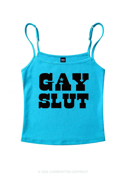 Gay Slxt Pride Y2K Spaghetti Strap Cami Cherrykitten