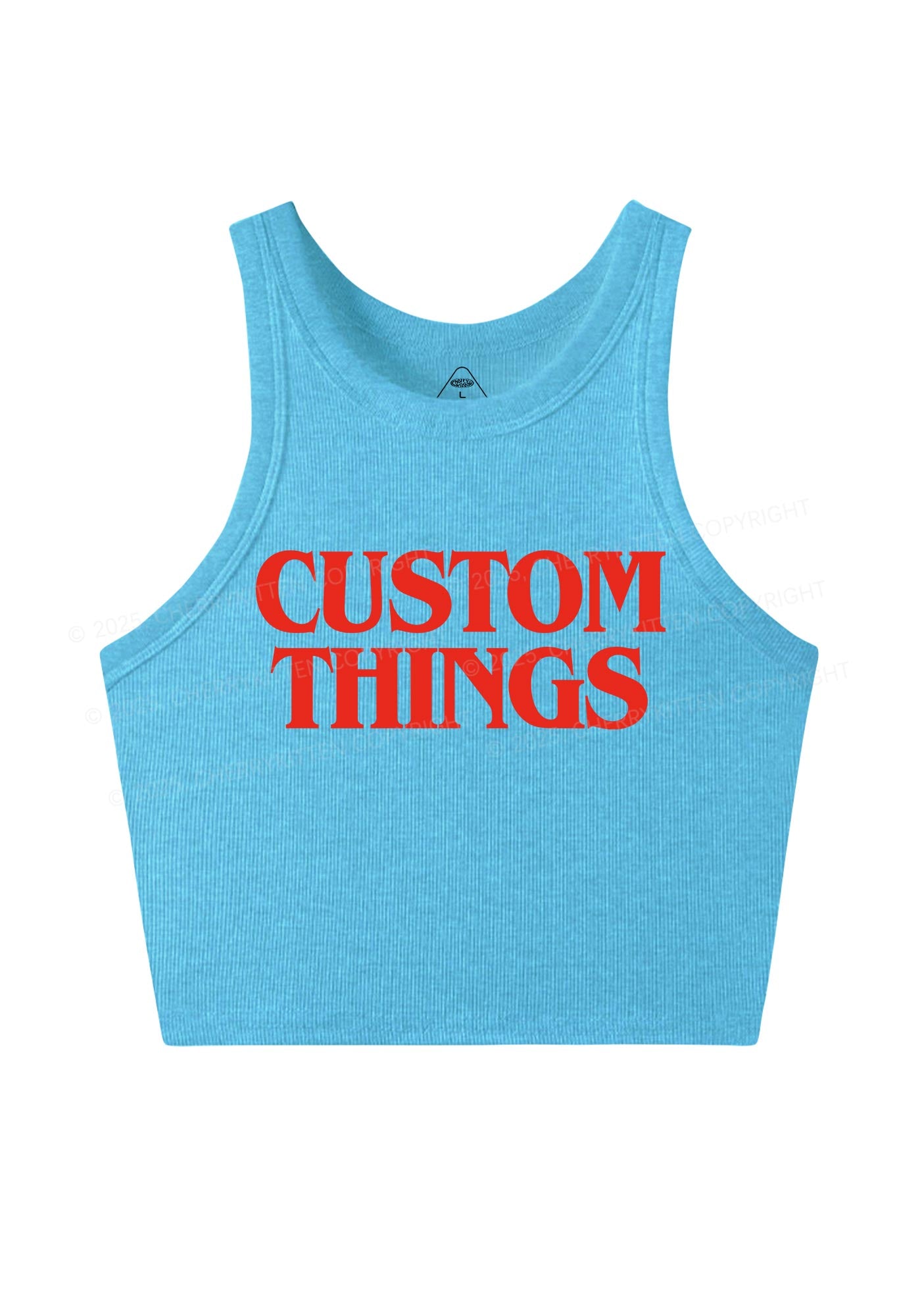 Custom Things Y2K Crop Tank Top Cherrykitten