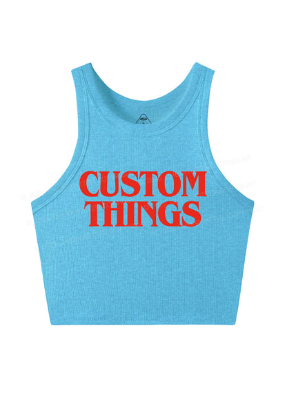 Custom Things Y2K Crop Tank Top Cherrykitten
