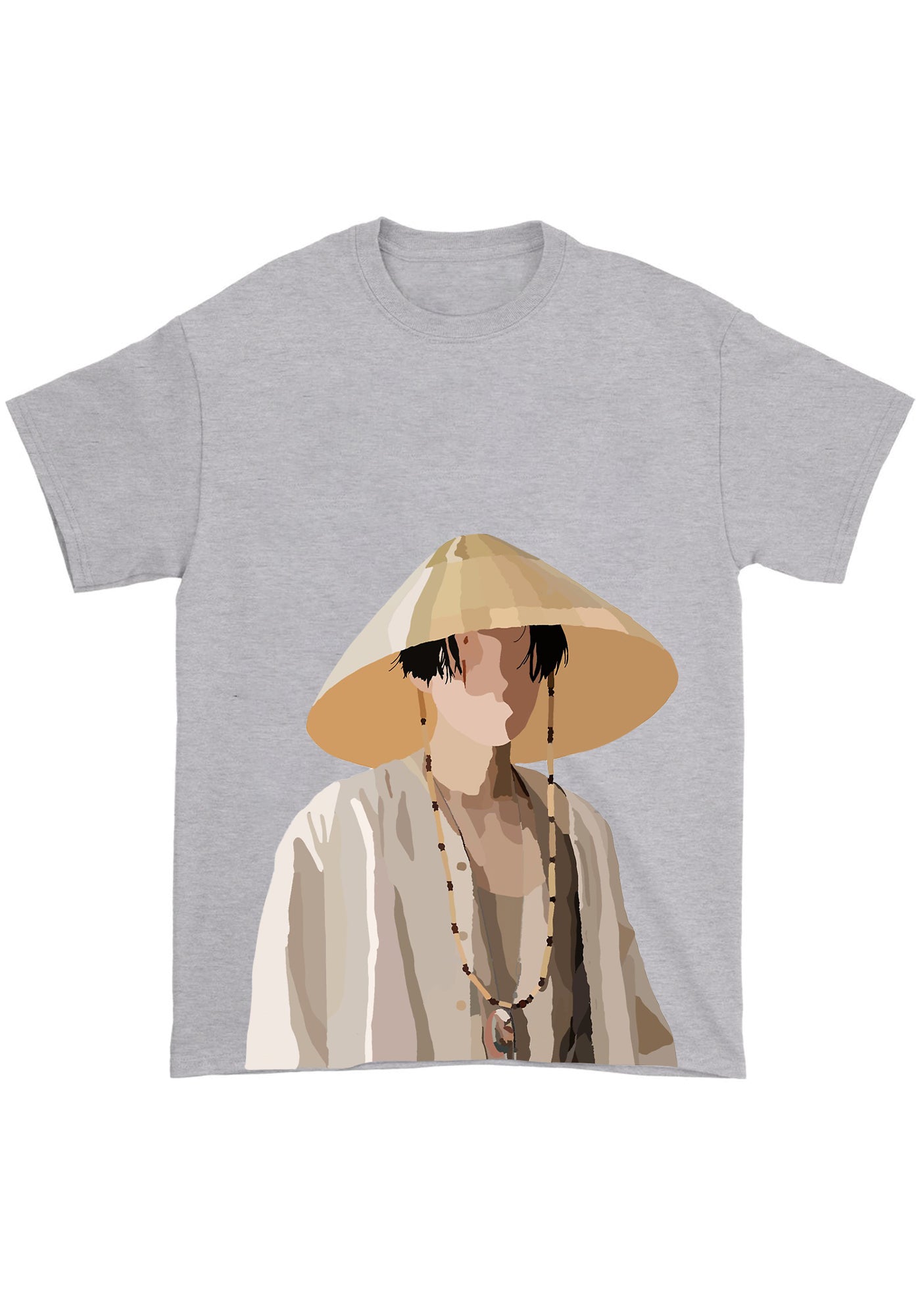 Yoongi Illustration Bangtan Kpop Chunky Shirt