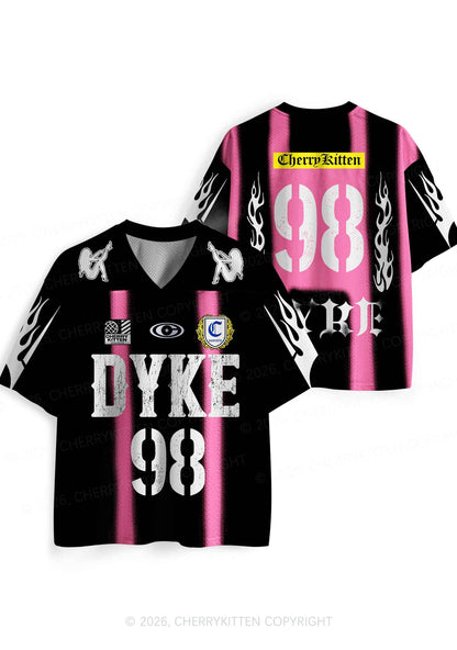 Retro Dyke Pride Y2K Sport Jersey Shirts Cherrykitten
