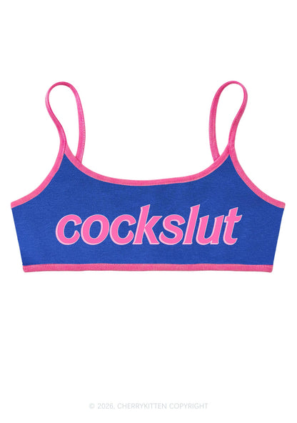 Cockslxt Y2K Super Crop Cami Cherrykitten