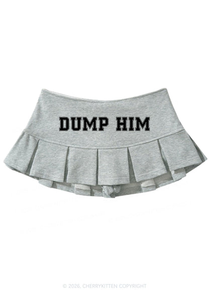 Dump Him Y2K Mini Pleated Skirts Cherrykitten