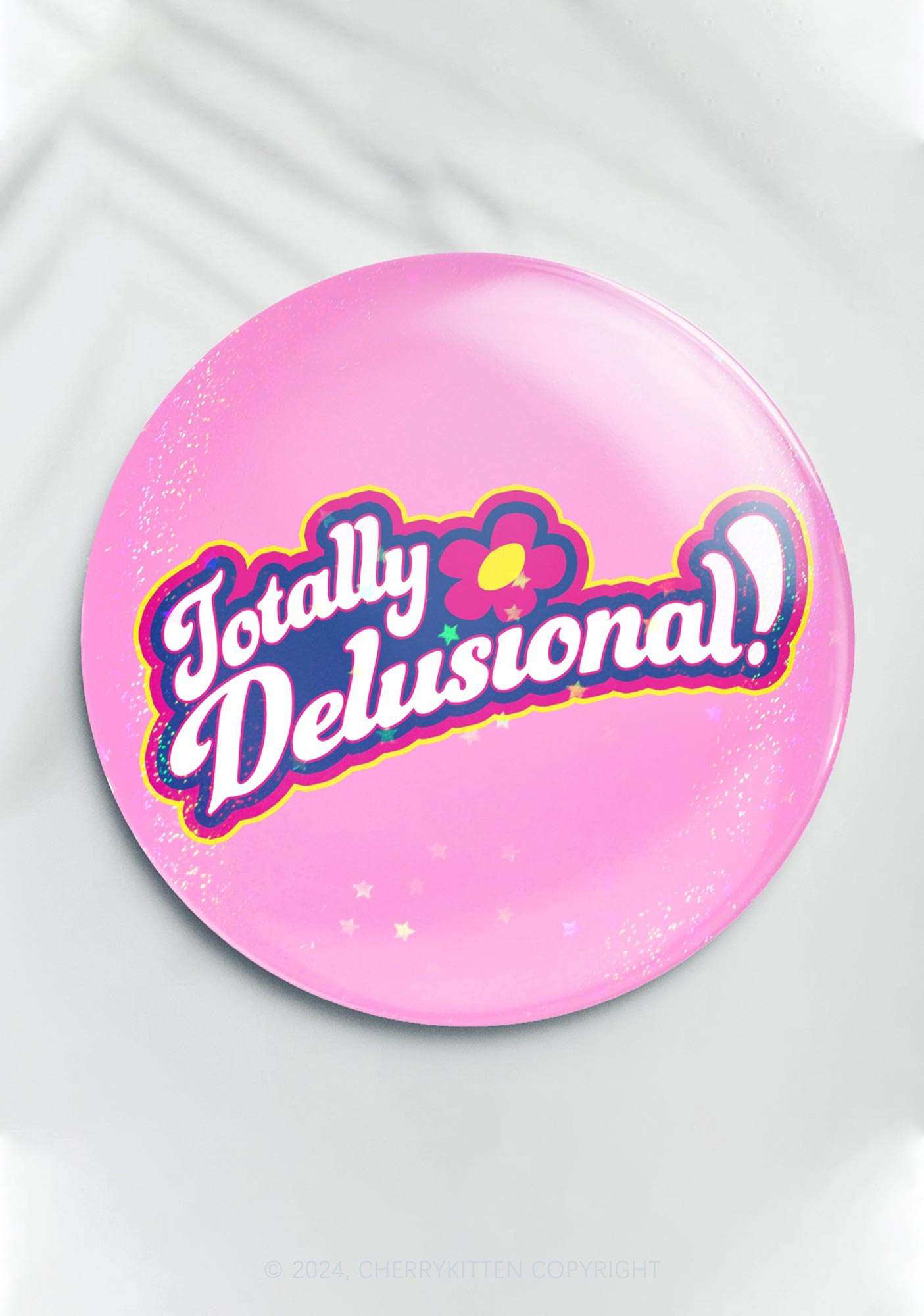Totally Delusional 1Pc Y2K Pin Badge Cherrykitten