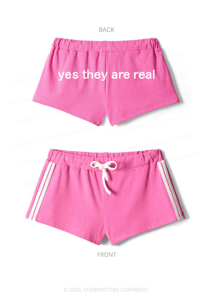Yes They Are Real Y2K Drawstring Mini Shorts Cherrykitten