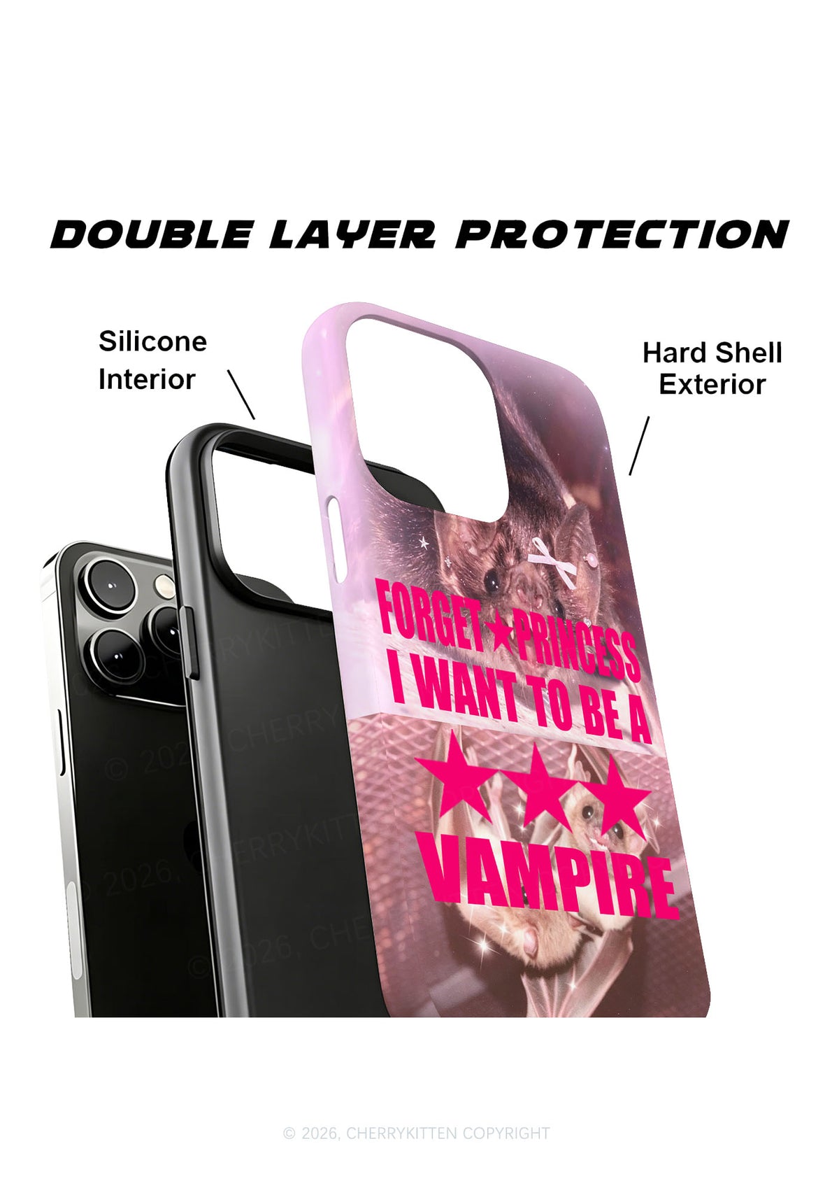 Halloween Want To Be Vampire Y2K Phone Case Cherrykitten