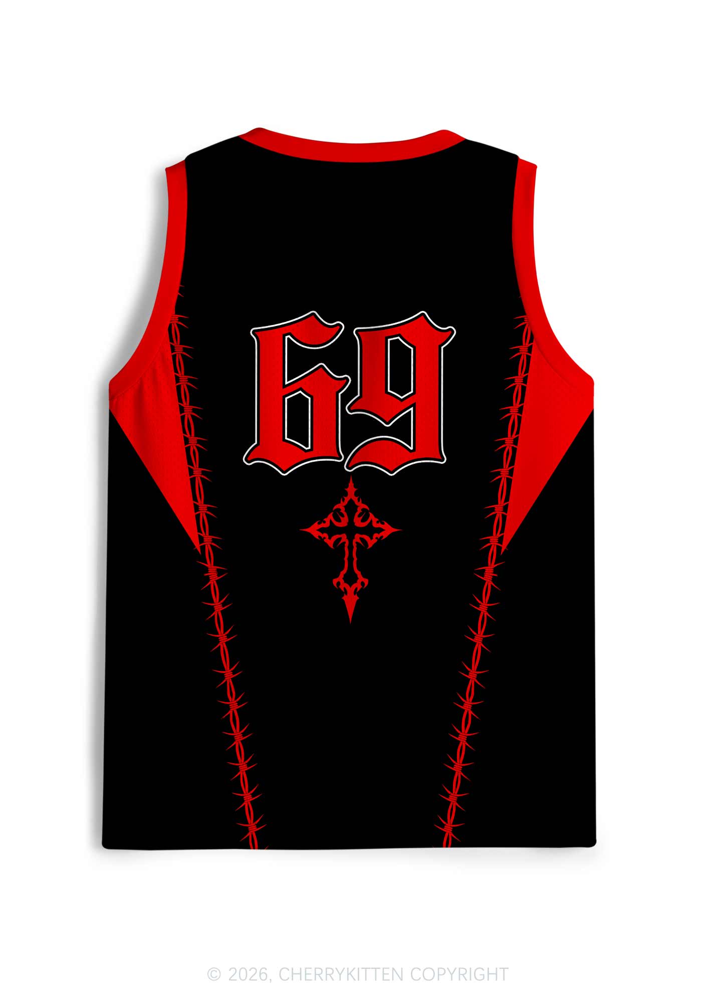 Red Better A Faggot Than A Fascist Pride Y2K Sport Jersey Tank Cherrykitten
