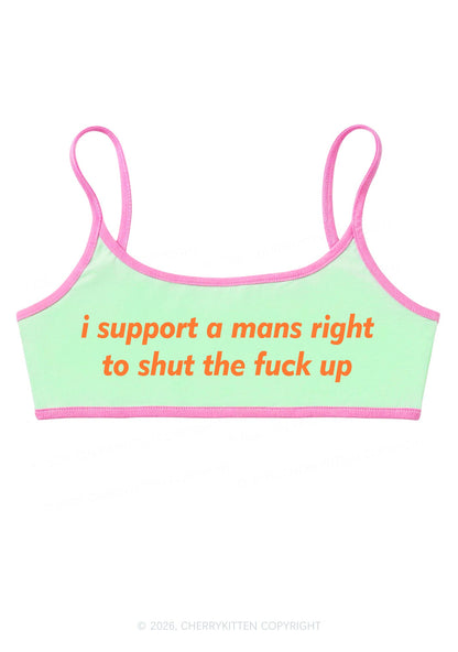 I Support A Mans Right Y2K Super Crop Cami Cherrykitten