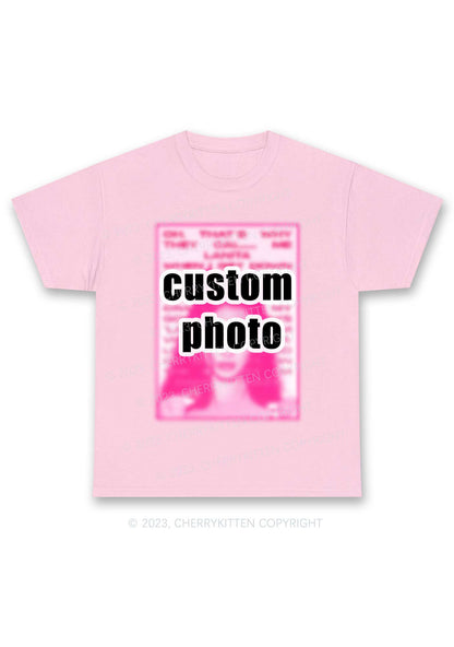 Custom Photo Y2K Chunky Shirt Cherrykitten