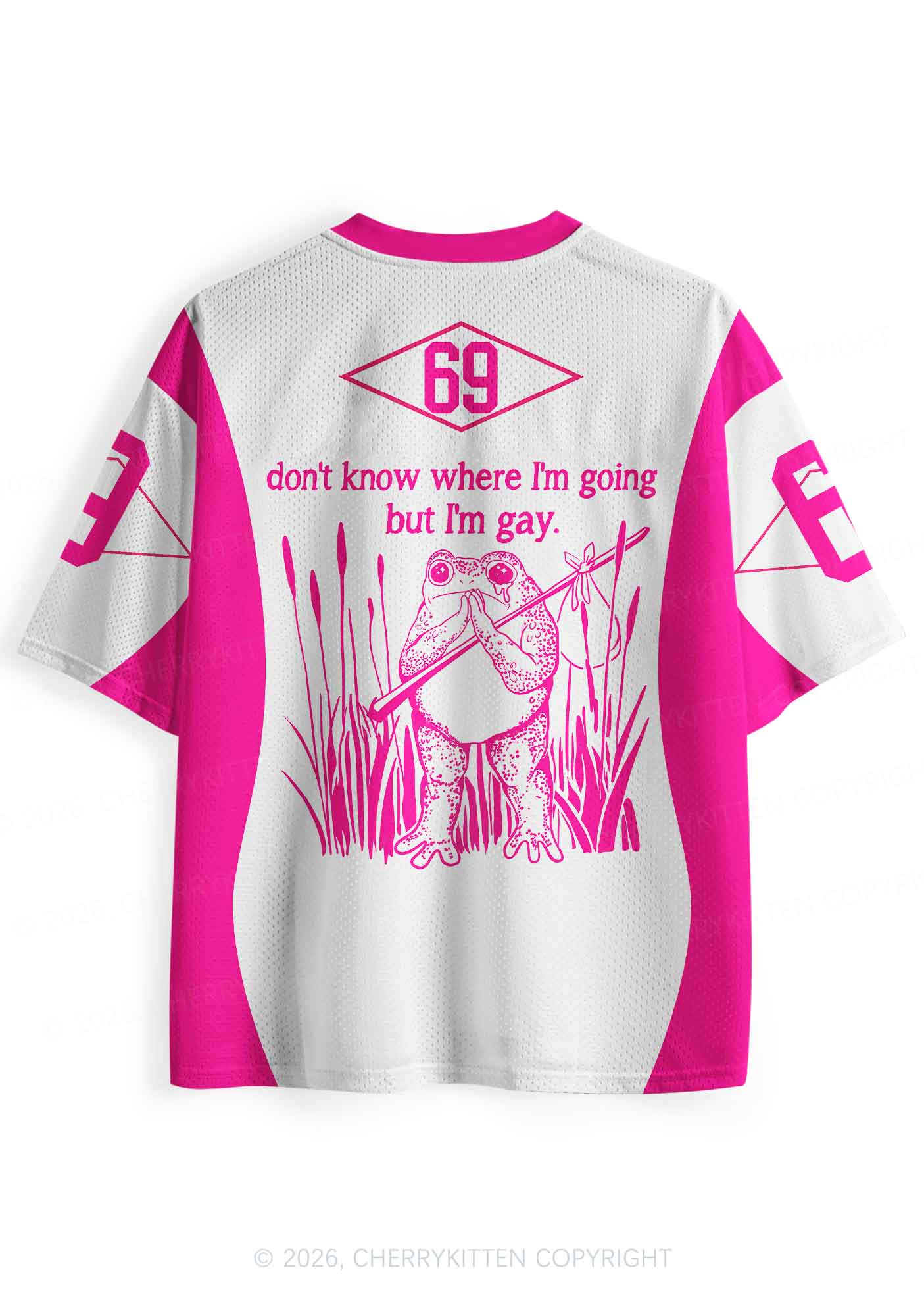 But I Am Gay Frog Pride Y2K Sport Jersey Shirts Cherrykitten