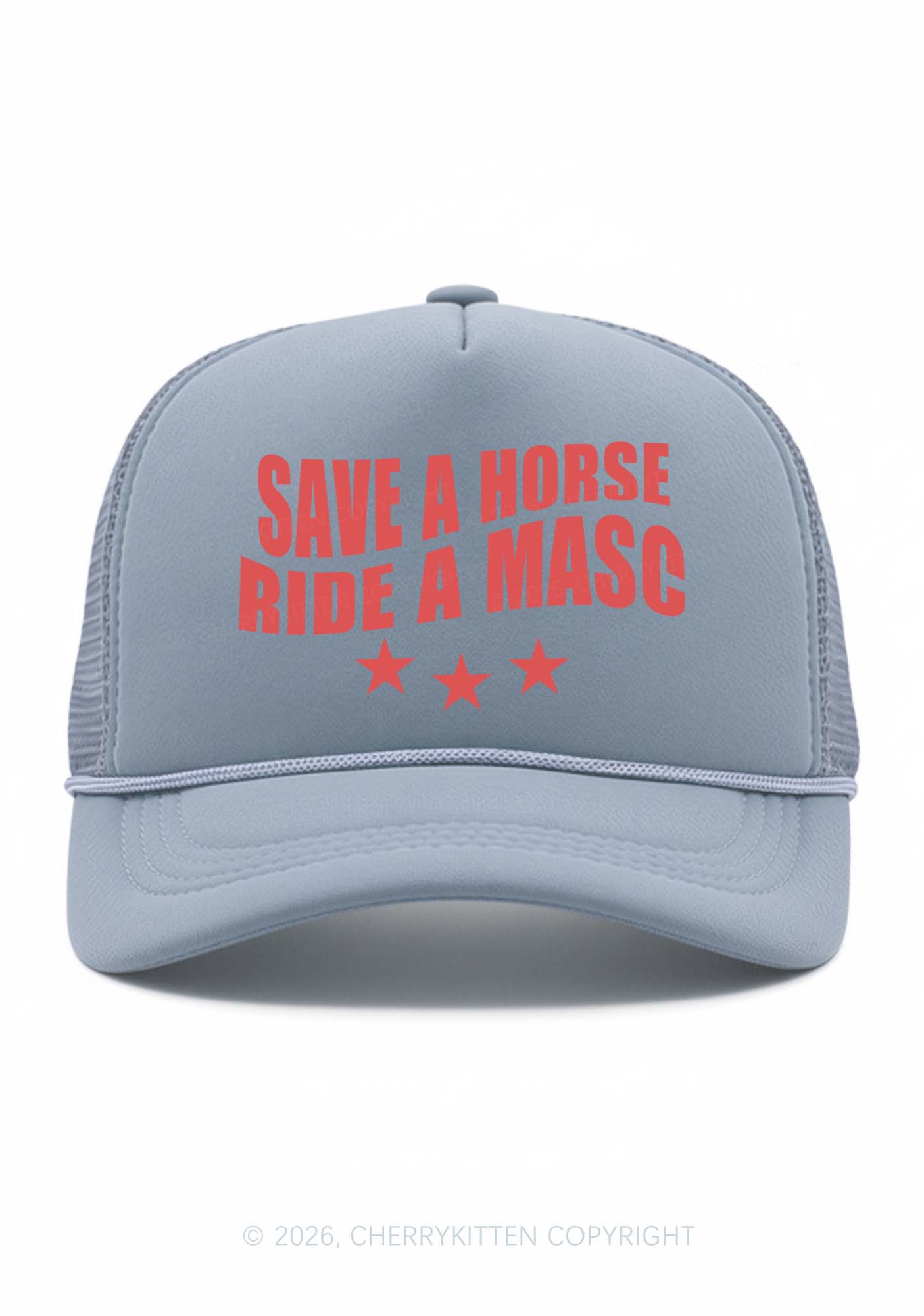 Ride A Masc Pride Y2K Trucker Hat Cherrykitten