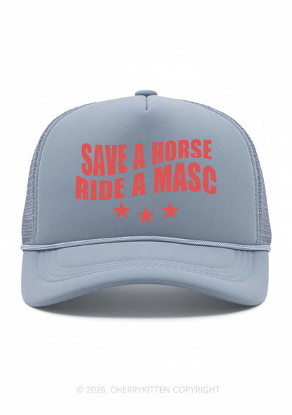 Ride A Masc Pride Y2K Trucker Hat Cherrykitten
