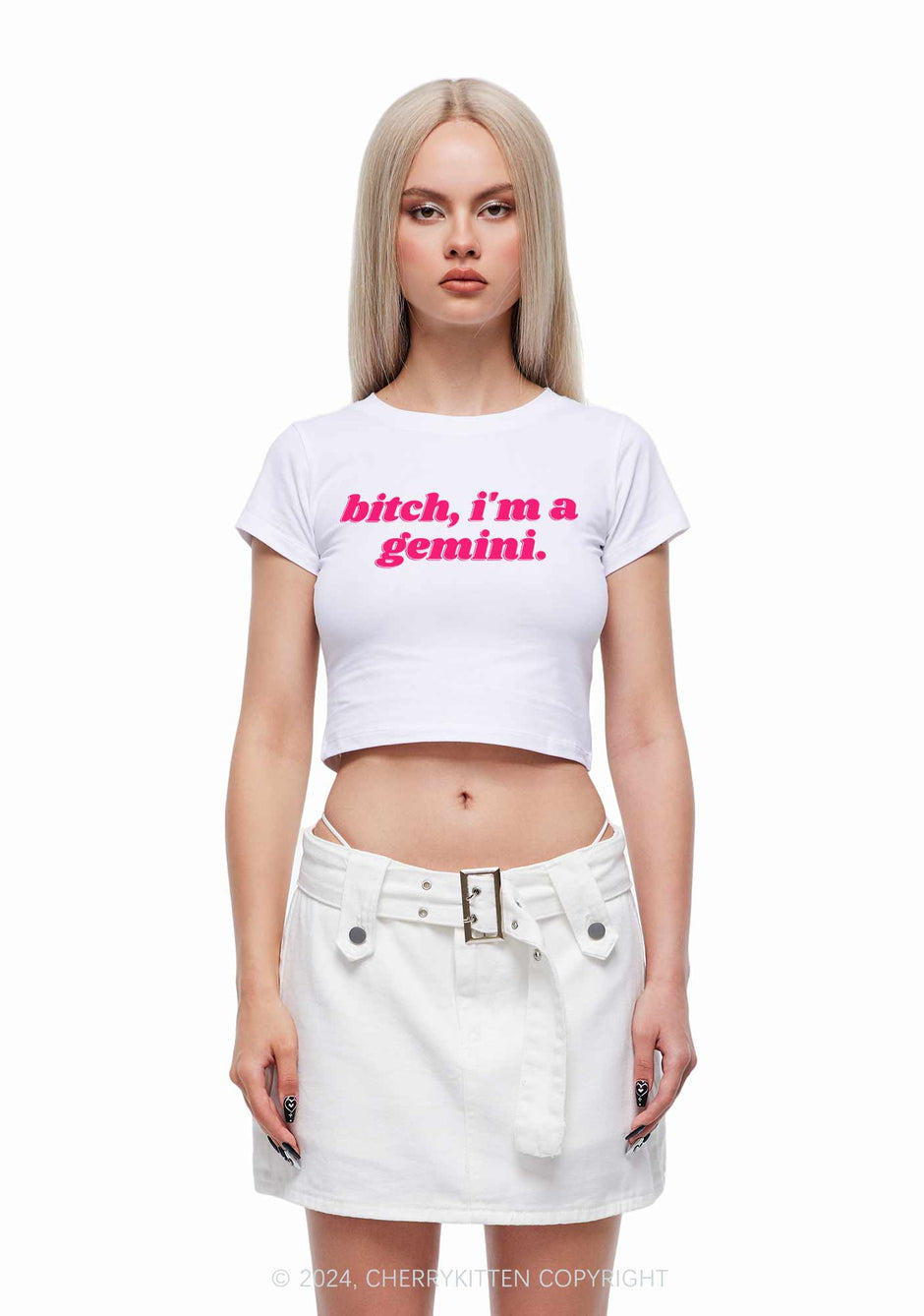 Y2K Babygirl Graphic Baby T-shirt (S/M)