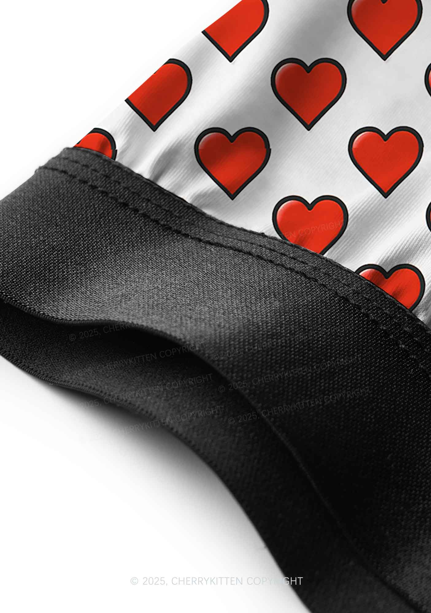 Red Heart Y2K Print Men Boxer Briefs Cherrykitten