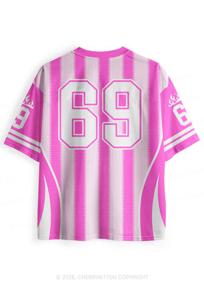 Rainbow K Pony Y2K Sport Jersey Shirts Cherrykitten