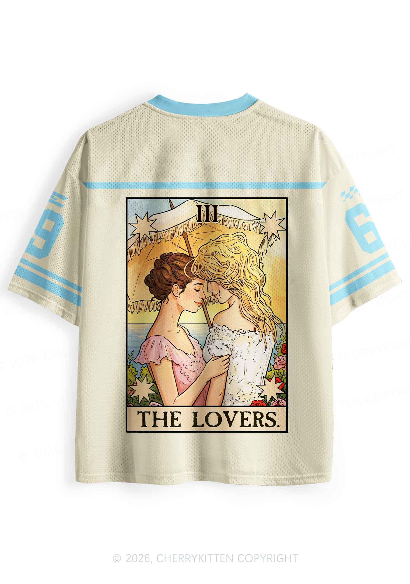Vintage Beach Lesbian Lovers Pride Y2K Sport Jersey Shirts Cherrykitten