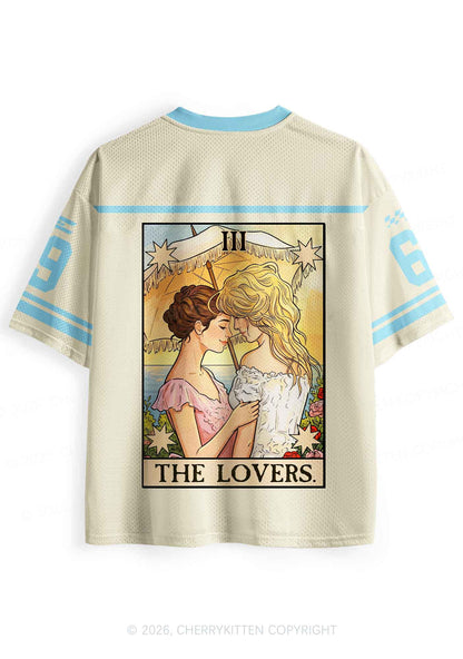 Vintage Beach Lesbian Lovers Pride Y2K Sport Jersey Shirts Cherrykitten